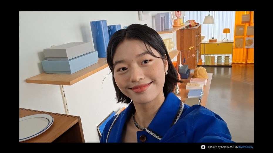 Samsung Galaxy A56 5G selfie videa